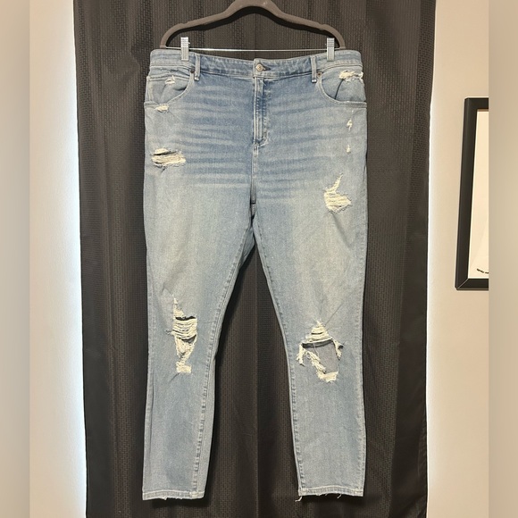Abercrombie & Fitch Denim - Abercrombie and Fitch Curve Love High Rise Super Skinny Ankle Jean Size 20 Long